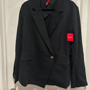 Spanx Ponte Asymmetrical Blazer Size XL NEW WITH TAGS